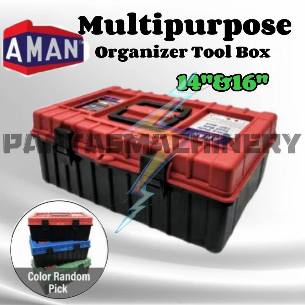 Multipurpose Organize Plastic Storage Tool Box | PVC Tool Box | Kotak ...