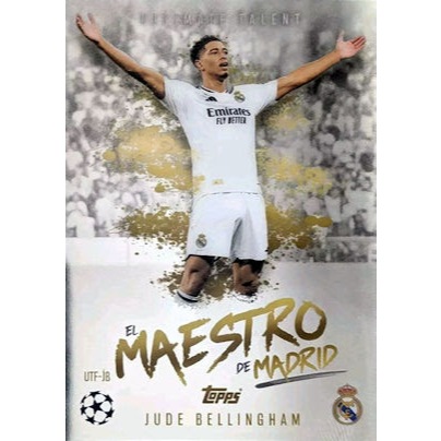 Jude Bellingham Ultra Rare Ultimate Talent El Maestro De Madrid | Topps
