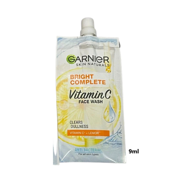 Garnier Trial Pack Bright Complete Face Wash 9ml | Shopee Malaysia