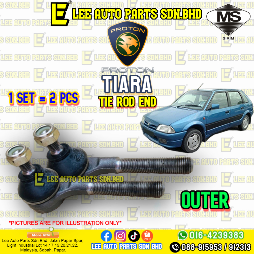 PROTON TIARA TIE ROD END (OUTER) (ONE SET PRICE) | Shopee Malaysia