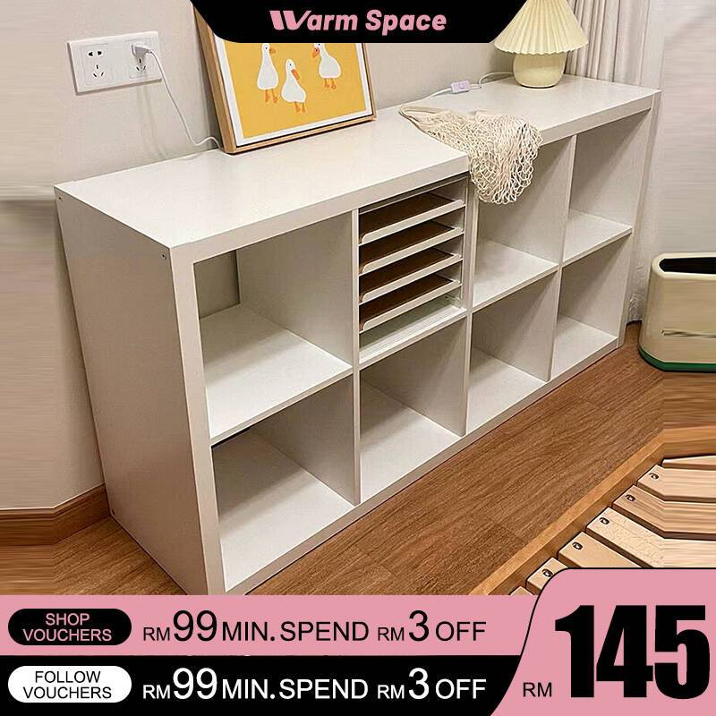 Storage Cabinet Book Cabinet Rak Buku Book Rack Display Cabinet Almari ...