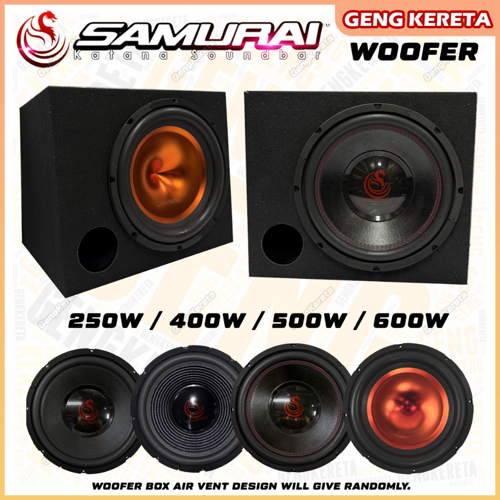 [Single Box] Samuraikatana Sub Woofer 12