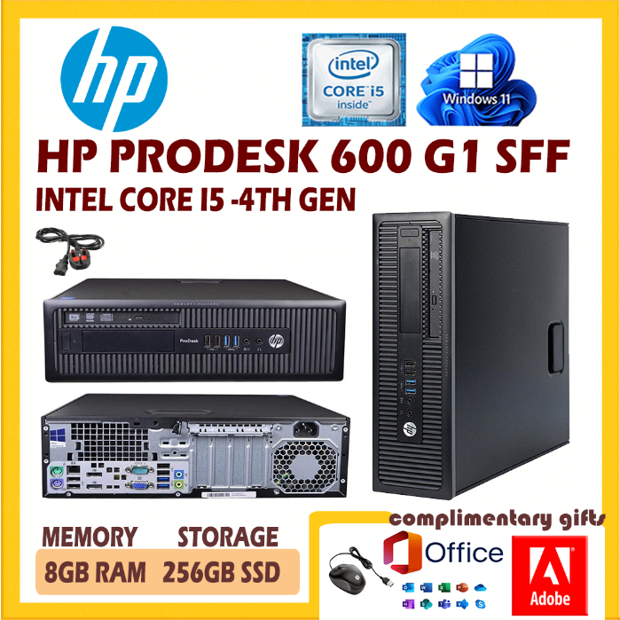 HP ProDesk 600 G1 SFF メモリ16GB i5-4570 HP ProDesk 600 G1 Intel Core i5-4570 SFF 8GB Desktop Computer | ECOPC