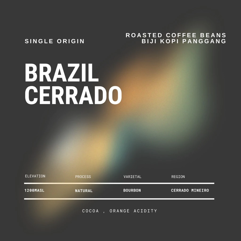 ASK Coffee Roastery Kopi Origin / Brazil Cerrado – specialty coffee beans Malaysia