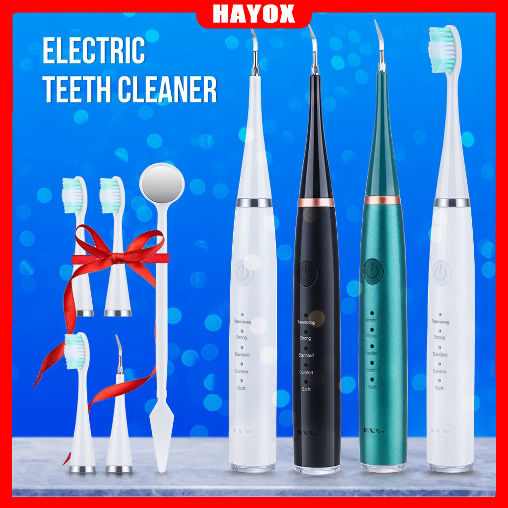 Ultrasonic Sonic Dental Scaler Electric Vibration Toothbrush Teeth ...
