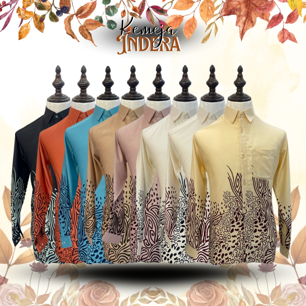 Kemeja Batik Indera In 8 Colour By Moff2U I Batik Malaysia I Batik ...