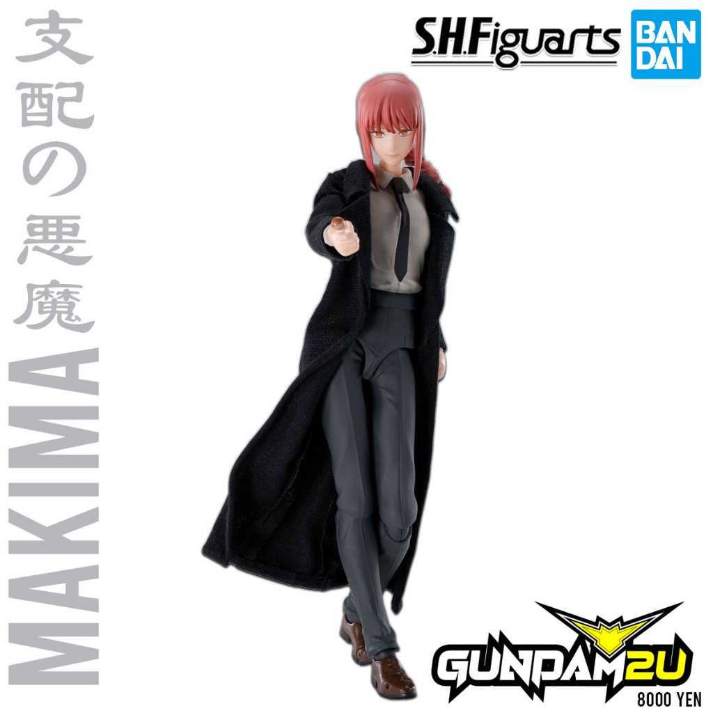 BANDAI SHF Makima - Tamashii Nations S.H.Figuarts Chainsaw Man Action ...