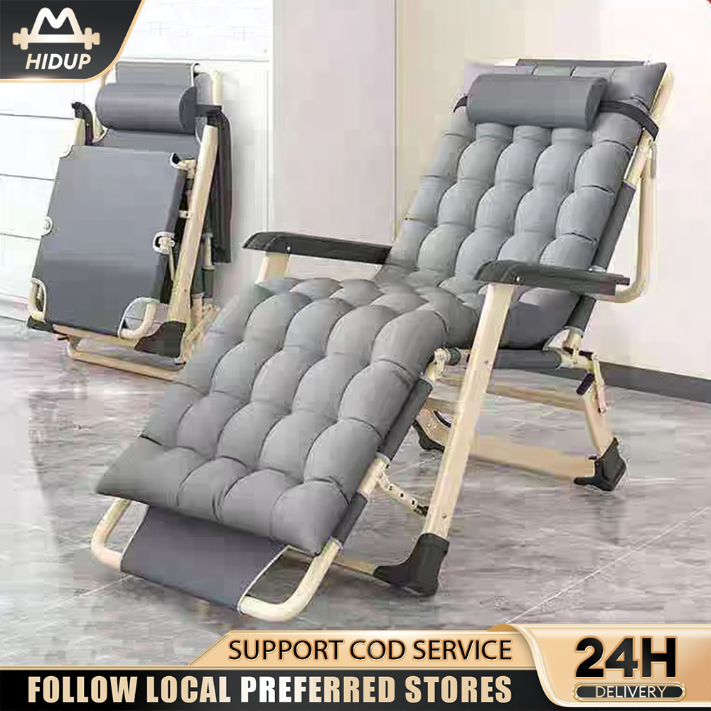 Foldable Recliner Chair Folding Bed Premium Foldable Lazy Chair 2 In 1