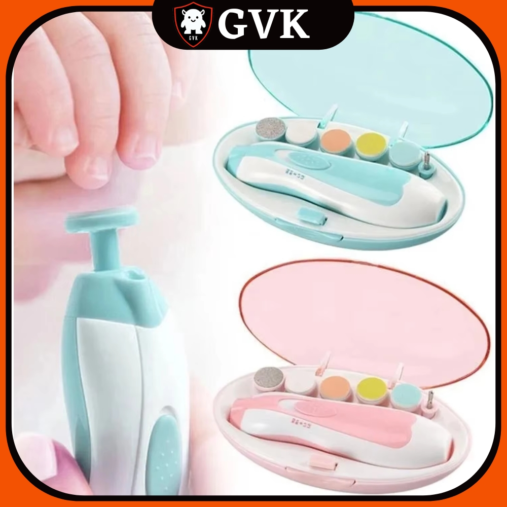 🔥READY STOCK🔥 Baby Electric Nail Grinder Trimmer Cutter Fingernail File