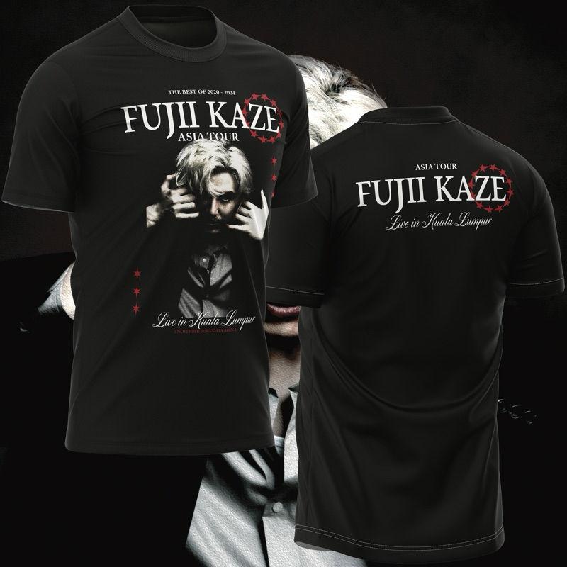 FUJII KAZE ASIA TOUR 2024 (PREMIUM TEE 200gsm) | Shopee Malaysia