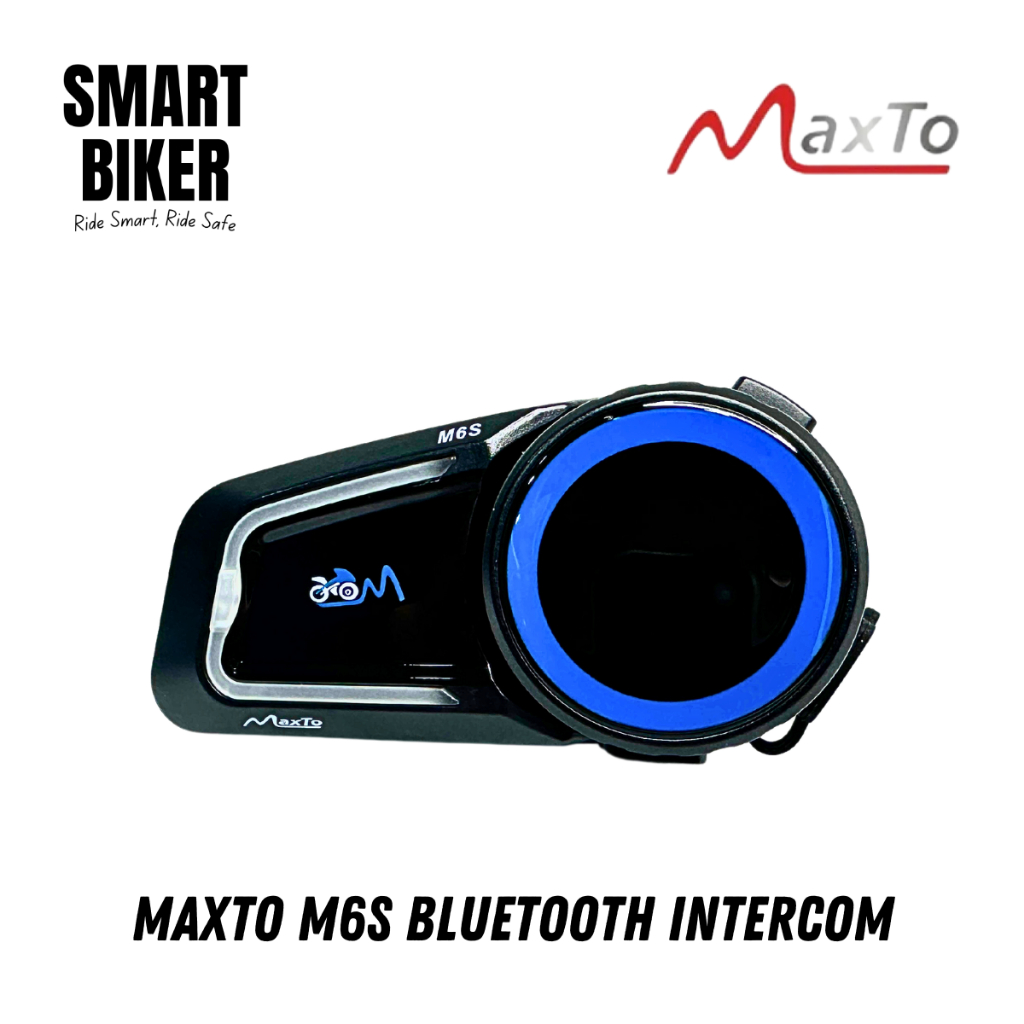 Maxto M6S Motorcycle Helmet Bluetooth Headset IP67 Waterproof