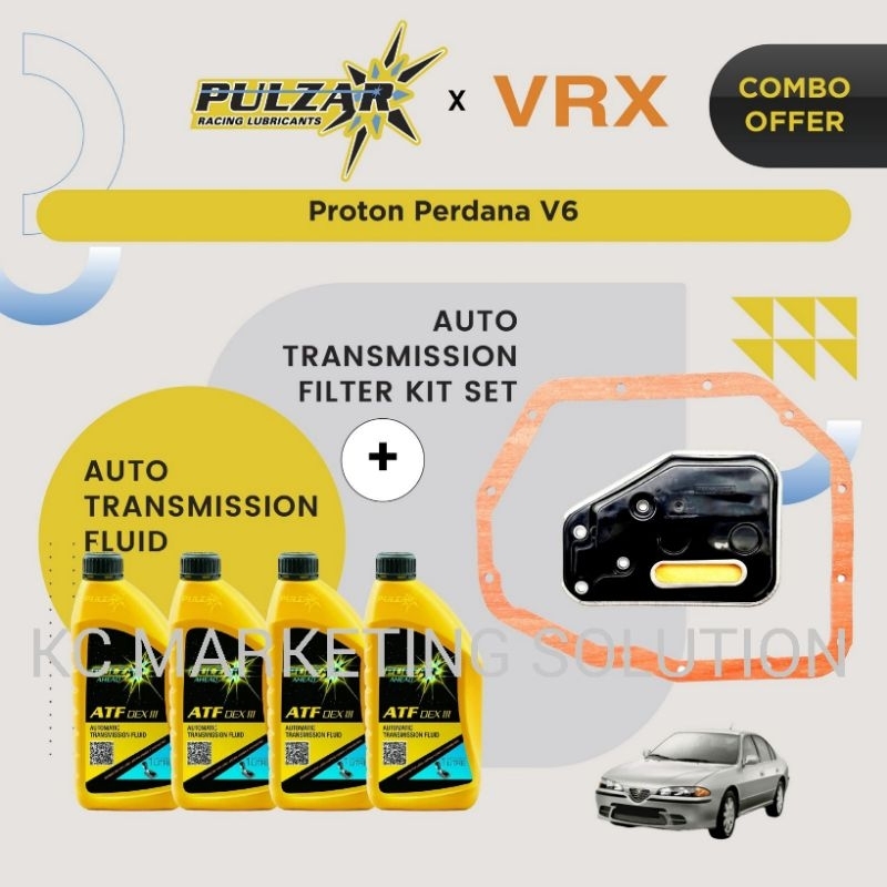 [COMBO] ATF DEX III + VRX Auto Transmission Filter Kit Set Proton ...