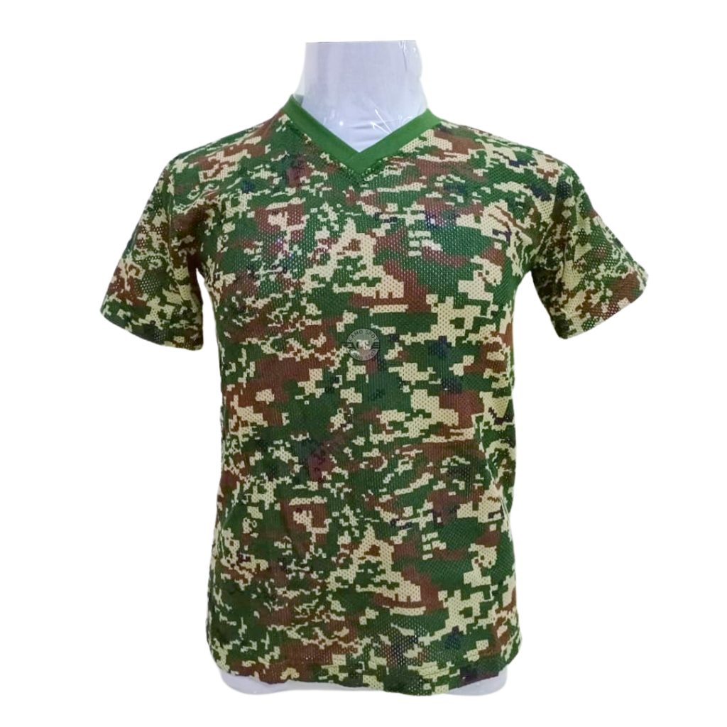 |CAMOSPOT| TSHIRT CORAK DIGITAL LUBANG LENGAN PENDEK KAIN COTTON READY ...