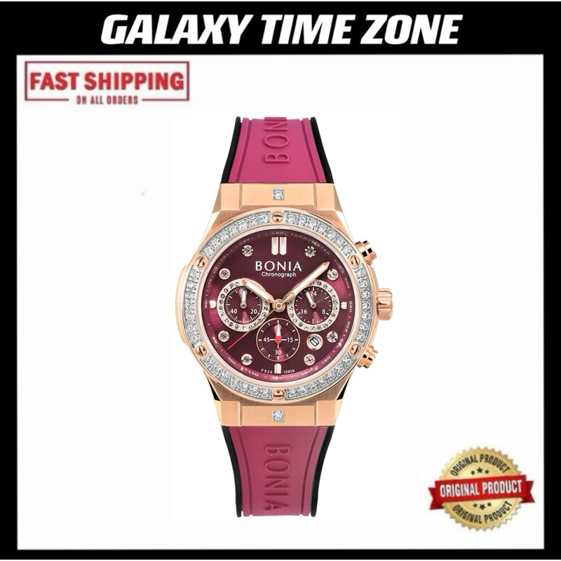 [Official Warranty] Bonia BNB10809-2567C Women Chronograph Quartz Woman ...