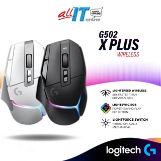 Logitech G502 X Plus LIGHTSPEED Wireless RGB Gaming Optical Mouse with LIGHTFORCE Hybrid Switches | LIGHTSYNC RGB