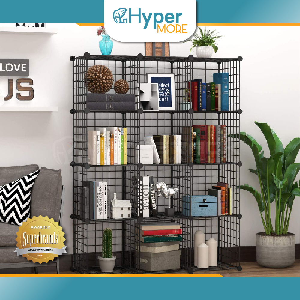 HYPERMORE [Ready Stock] Cage Pet Metal Rack Grid Basket Storage Guinea ...