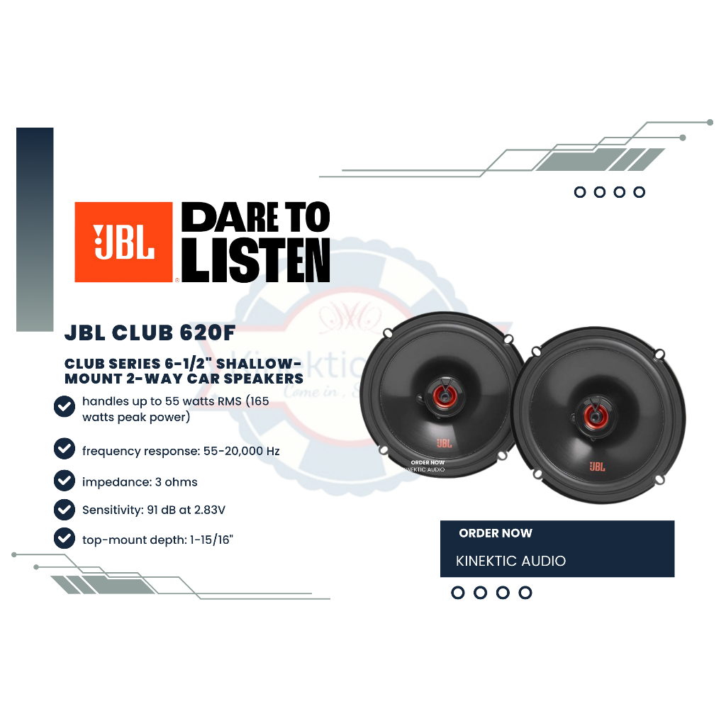 JBL CLUB 6500C スピーカーシステム 6-1/2インチ（JBL 6 1/2