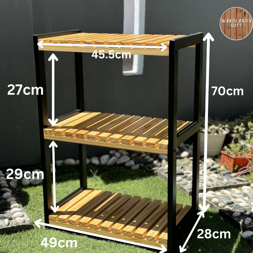 Solid Wood Multiple usage rack/rak dapur/kitchen cabinet(4 Size To ...
