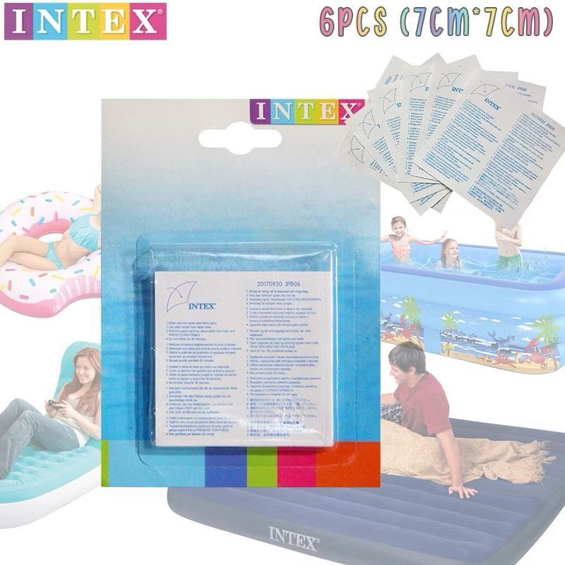 SR99. INTEX 59631 6Pcs Repair Patch Repair Kit Self-Adhesive Patch Pool ...