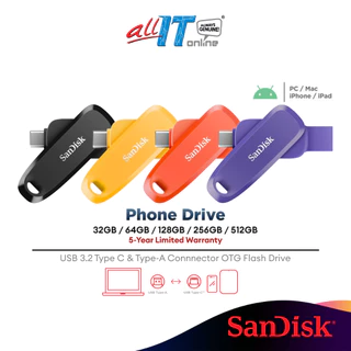 Sandisk Phone Drive USB Type-C OTG Pendrive -  (32GB / 64GB / 128GB / 256GB) SDDDC6