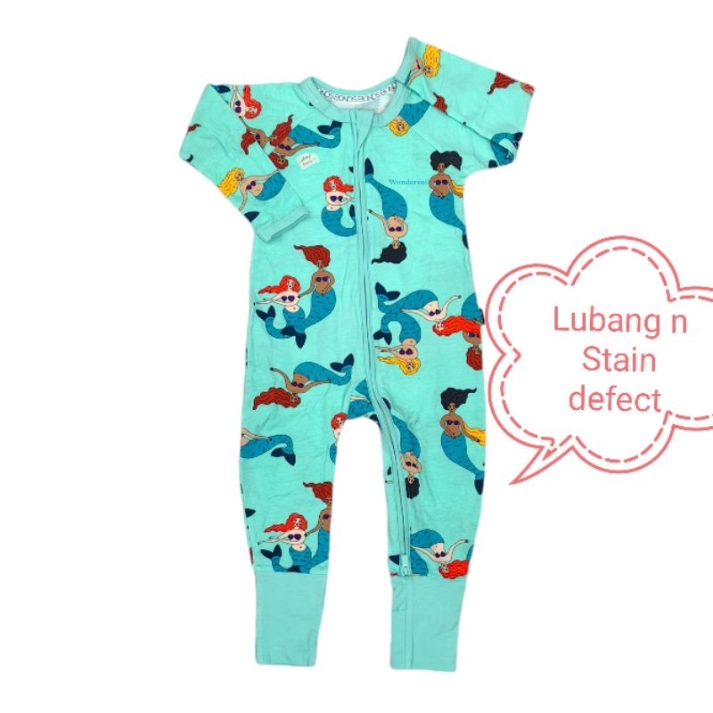 REJECT Bonds Wondersuit (lubang n stain, Size label Tag cut-off