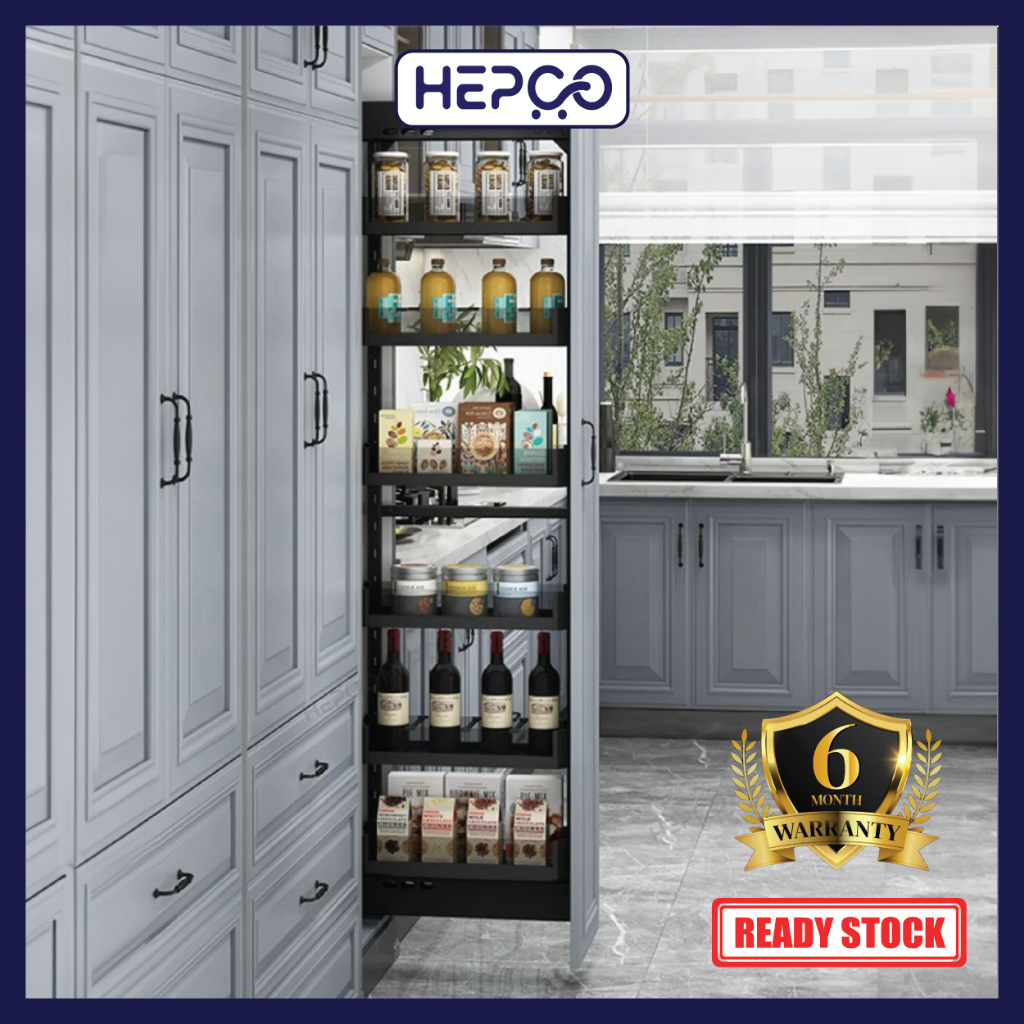 Pull Out Basket Cabinet Side Pull Out Tall Rack Multilayer Seasoning ...