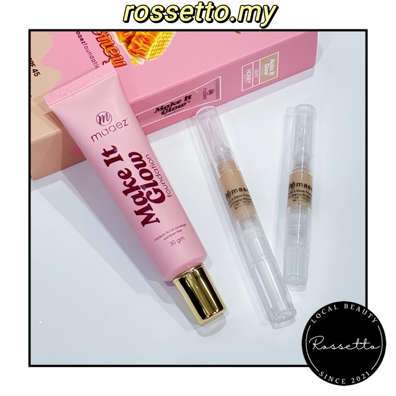 MAAEZ Make It Glow Foundation Sub-Packing Repack Sample Trial | Shopee ...