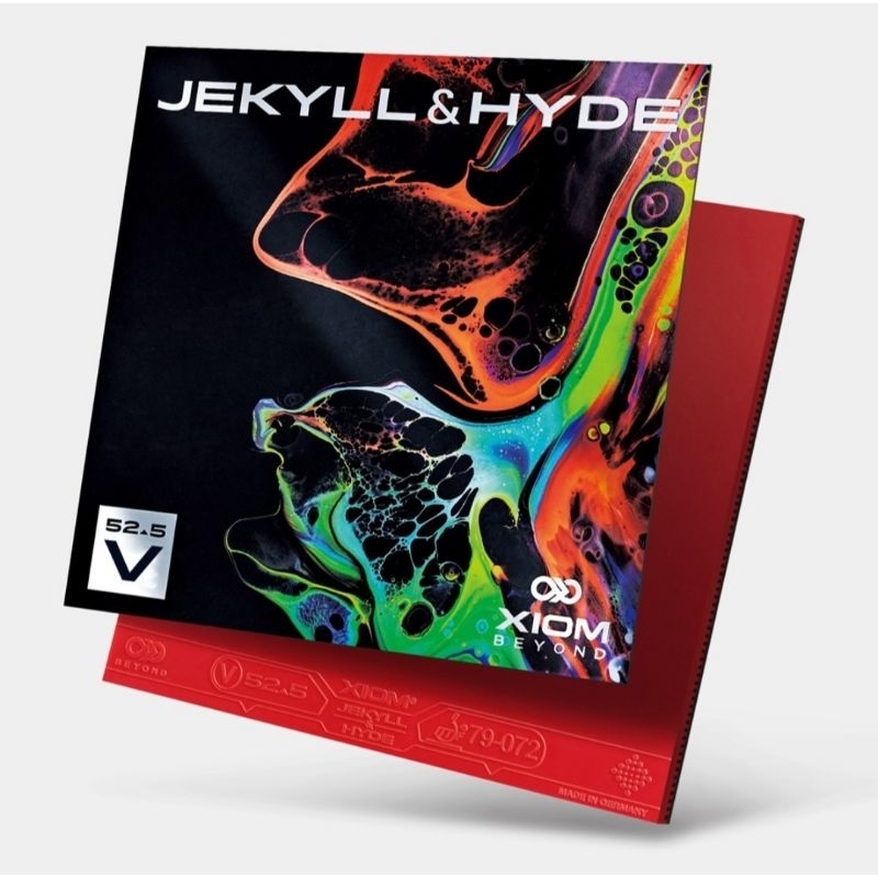 XIOM Jekyll & Hyde C52.5 Tischtennisbelag - Dual-Tension Technologie Mit AI Entwicklung
