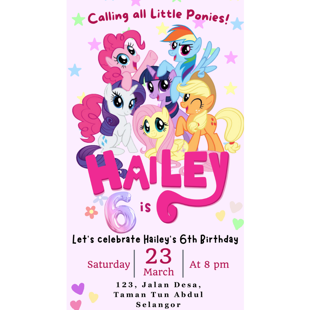Birthday Invitation Digital Card | Ecard | Happy Birthday | Kids ...