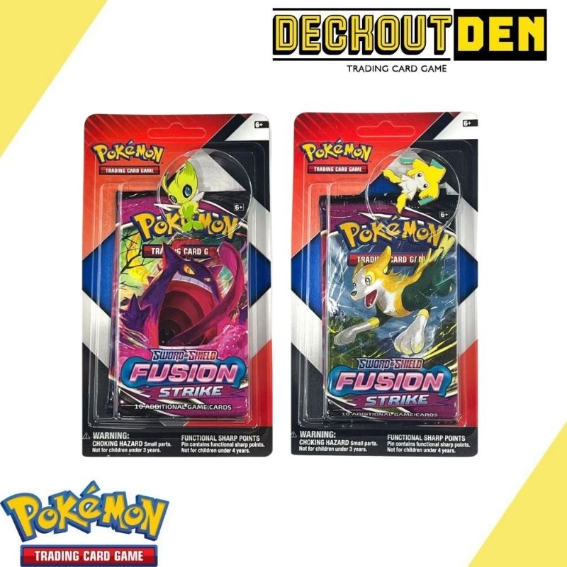 Pokemon TCG 2 Pack Blister Pin ( FS & CR ) ( Celebi / Jirachi ...