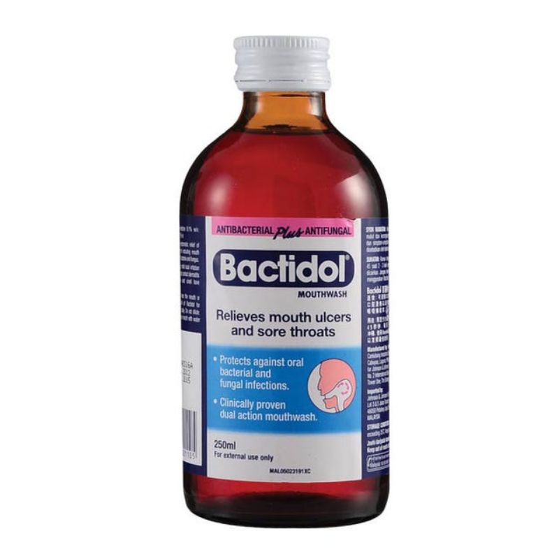 Bactidol Mouthwash 250ml (Exp 08/2026) | Shopee Malaysia