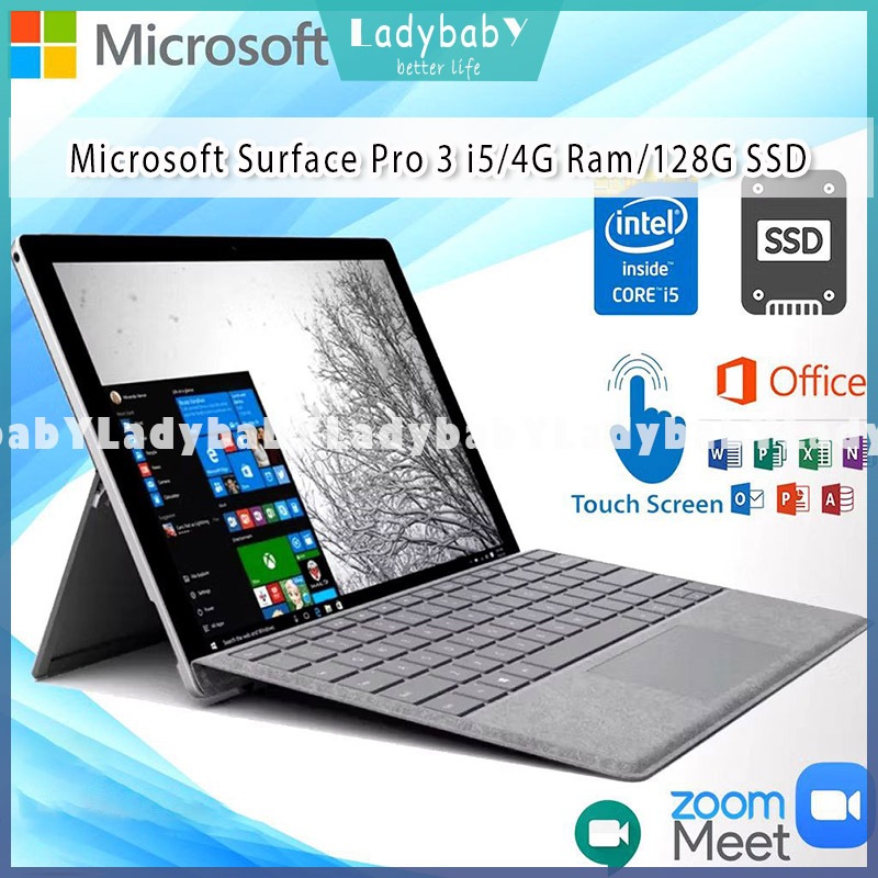 surface pro3 i5 128gb 4GB officeタイプカバー付き Microsoft surface pro3 i5 4gb RAM 128gb SSD タイプカバー/充電器付き