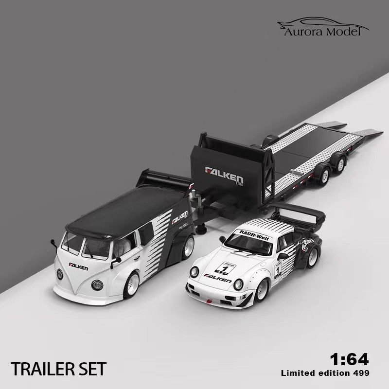 AURORA MODEL 1/64 TOYOTA 86 / RWB FALKEN TRAILER SET | Shopee Malaysia