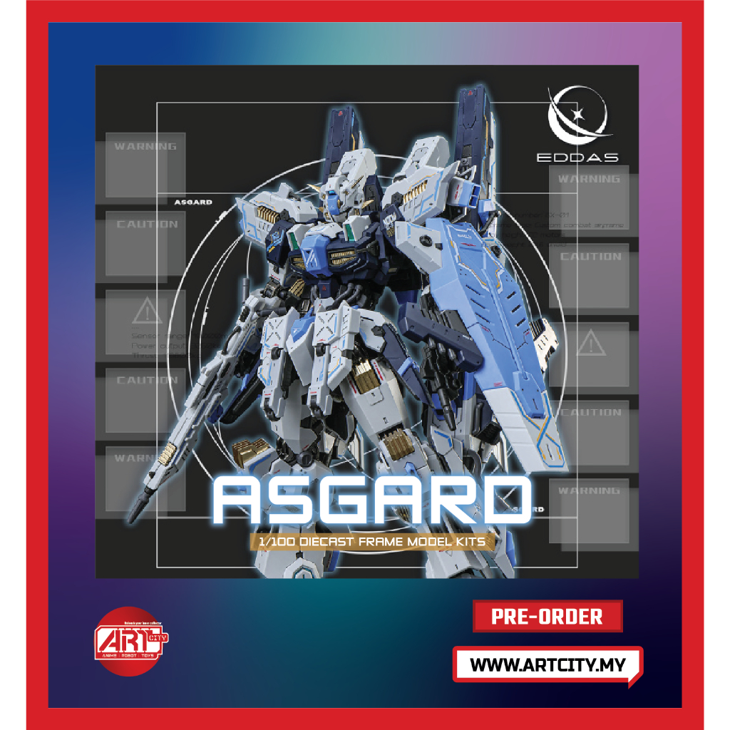(READY STOCK) Eddas Technology - Asgard 阿斯加德 - 1/100 Scale - Diecast ...
