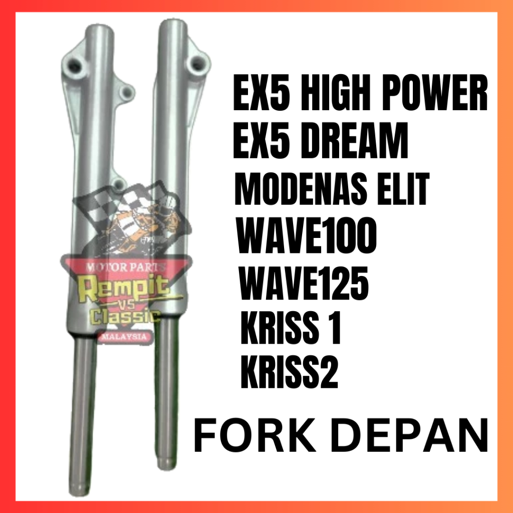 REMPIT Front Fork Depan Absorber Depan Set 100% Quality Product Jaminan ...