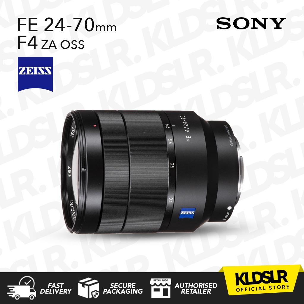 Sony Vario-Tessar T* FE 24-70mm F4 ZA OSS Lens – Compact Zoom For Full Frame E-Mount Cameras With Image Stabilization-514004