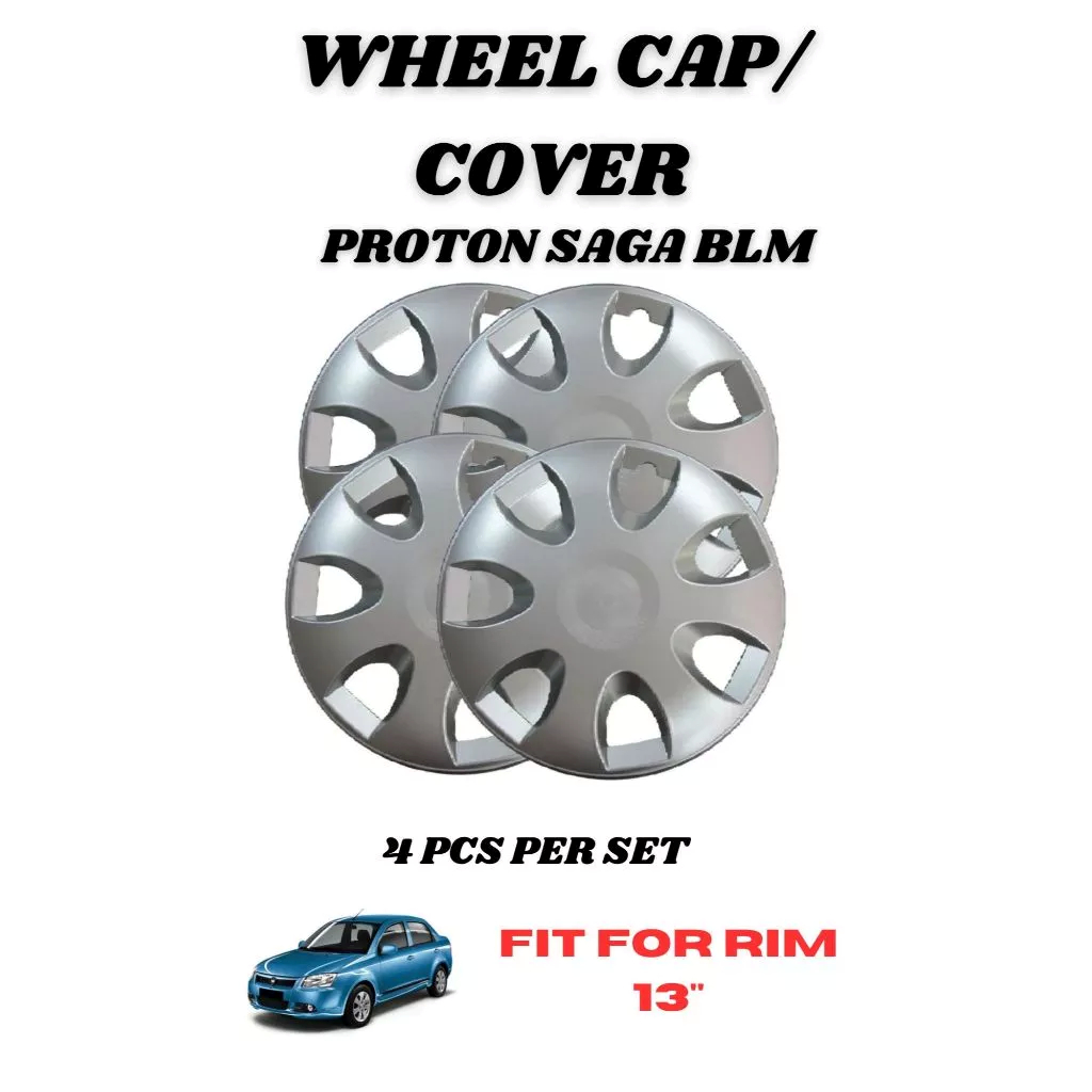 PROTON SAGA BLM DESIGN CAR WHEEL COVER/CAP/RIM FIT FOR RIM 13'' INCH 4 ...