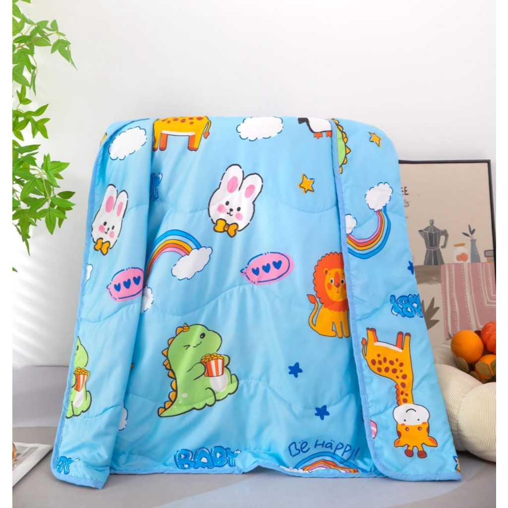 ready stock🇲🇾🔥 Cartoon Children Blanket Soft Comforter bBanket Aircond  Quilt Blanket 儿童夏凉被被空调被夏季薄小被子