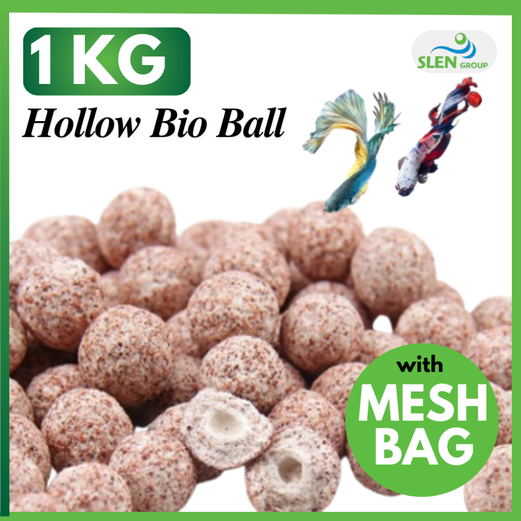 SLEN 1KG Bio Sphere Hollow Ball Aquarium Fish Tank Filter Media ...