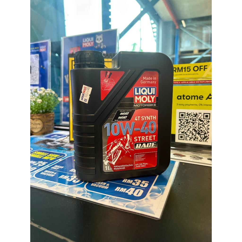 Motorbike 4T Fully Synthetic 10W40 Street Race Engine Oil (1 Liter ...