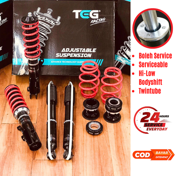 🔥BOLEH SERVICE🔥New Perodua Axia 2023-2026 TEG RACING Adjustable ...