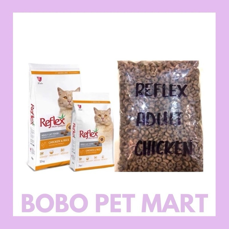 Repack Reflex Adult Chicken Cat Food 1kg | Shopee Malaysia