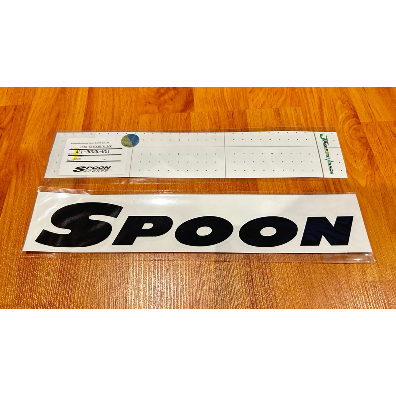 Genuine Spoon Sports Team Decal – White – 300mm – Made In Japan 3 thumbnail image