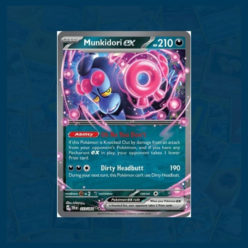 Munkidori Ex (037/064) Ultra Rare | Shrouded Fable | Pokemon TCG Card |  Shopee Malaysia
