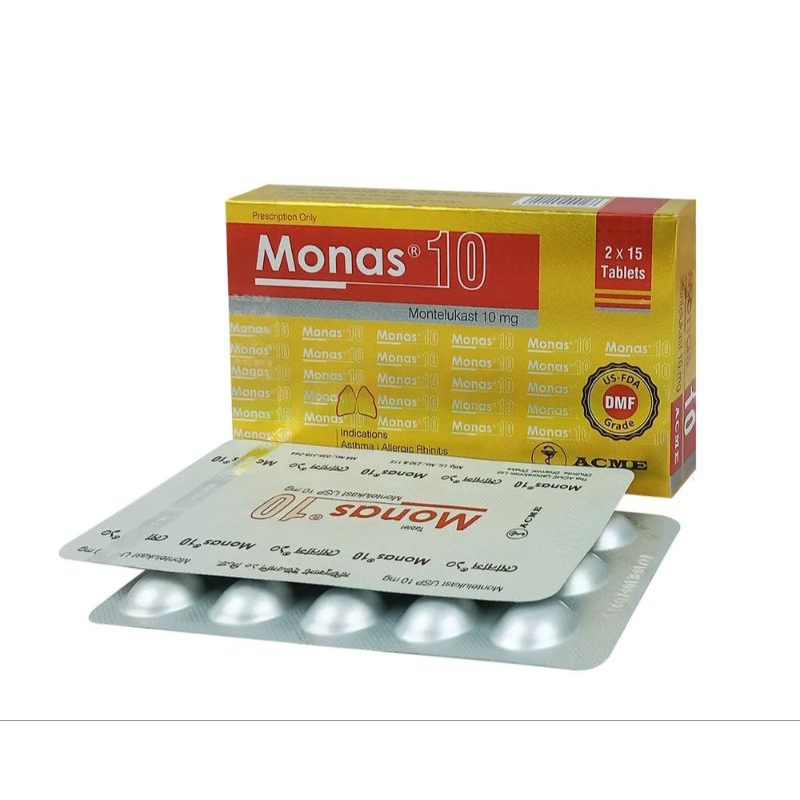 HELATH CARE Medicine Overview of Monas 10mg 2PAPAN 30 ...