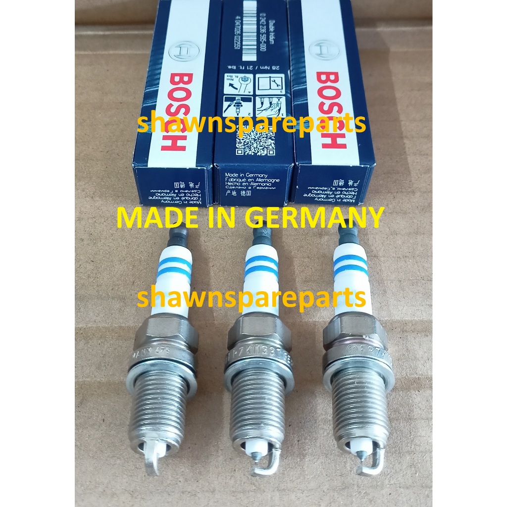 (3pcs) BOSCH Double Iridium Perodua Kelisa / Kenari / Viva / Myvi 1.0 ...