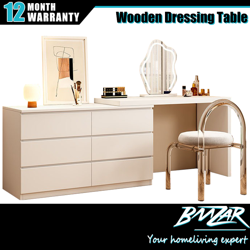 𝐁𝐌𝐙𝐀𝐑 𝙄𝙣 𝙎𝙩𝙤𝙘𝙠 Wooden Dressing Table With Multiple Drawers 梳妝台 Black — free download