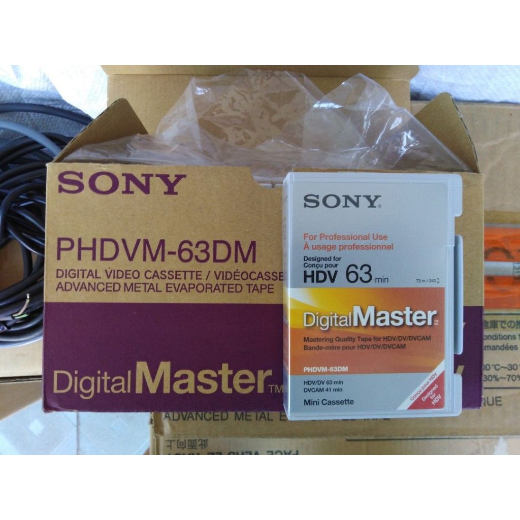 Sony Mini DV PHDVM-63DM Digital Master ( 63 min HDV, 41 min DVCAM ...