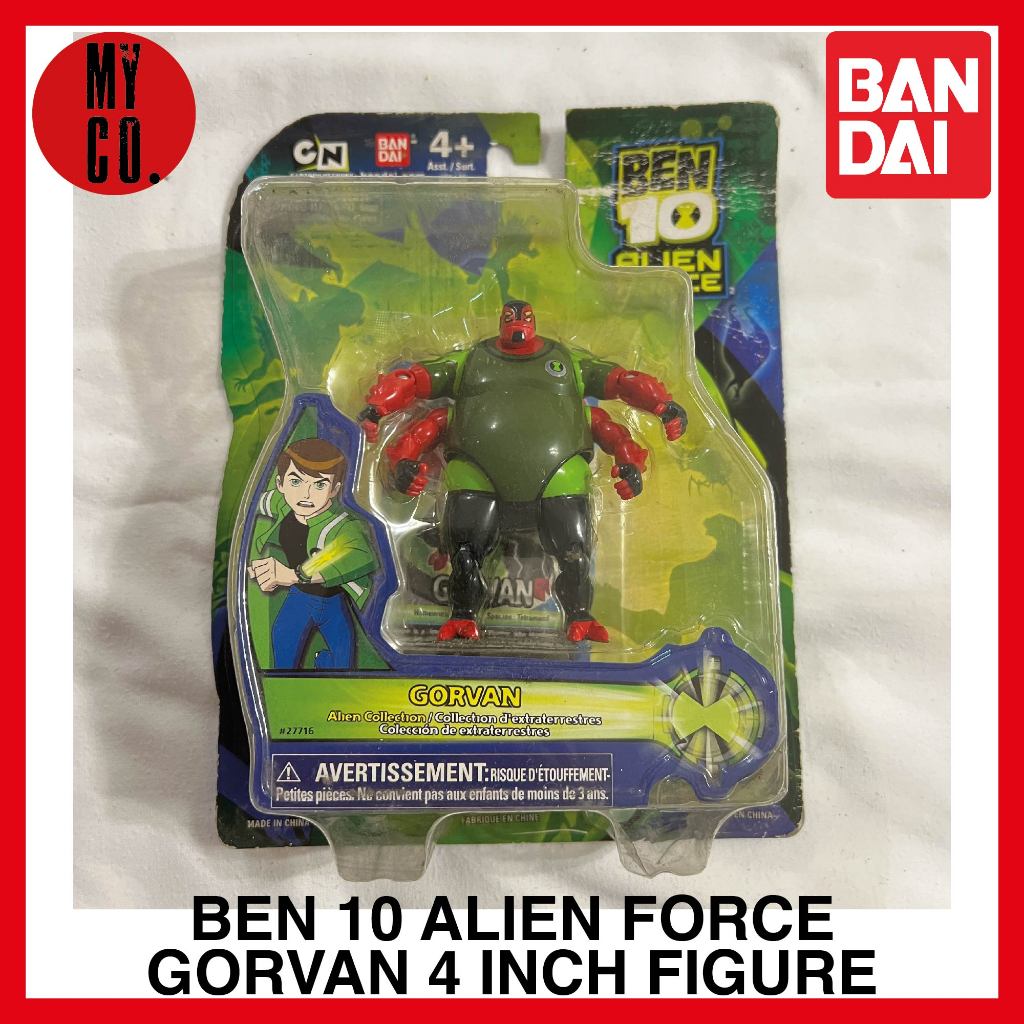 BEN 10 ALIEN FORCE GORVAN 4 INCH FIGURE BANDAI | Shopee Malaysia