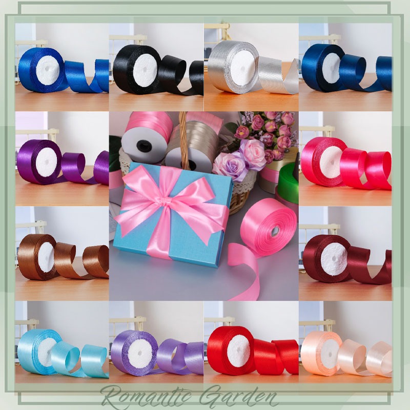 22M 4CM Satin Ribbon Riben Reben Ribben Satin Organza Gift Flower ...